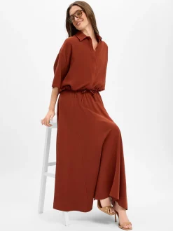 Drykorn Damen Bluse - Lainay in kastanie