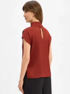 Drykorn Damen Blusenshirt - Alaria_1 in cognac