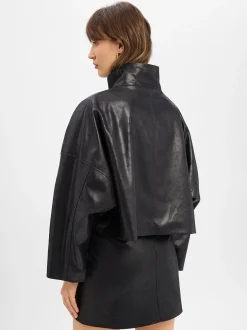 Drykorn Damen Kunstlederjacke - Elstow in schwarz