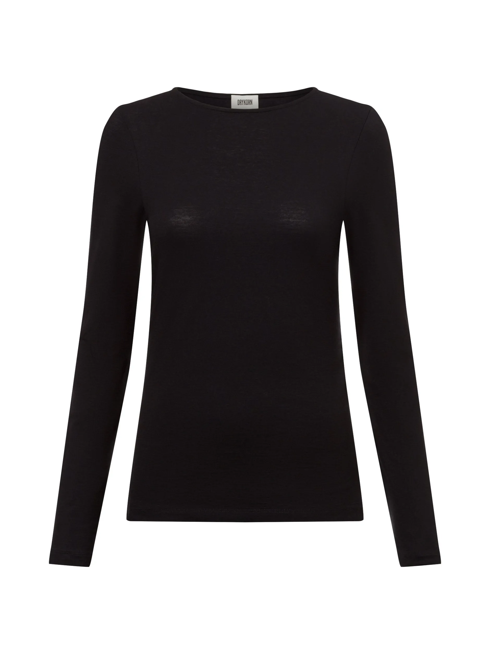 Drykorn Damen Langarmshirt - Renbie in schwarz