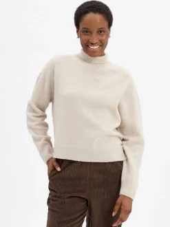 Drykorn Damen Pullover aus Schurwolle - Lyzima in beige