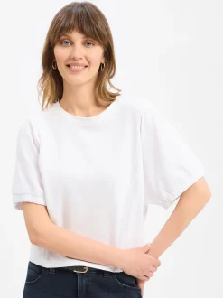 Drykorn Damen T-Shirt - Aurati in weiß