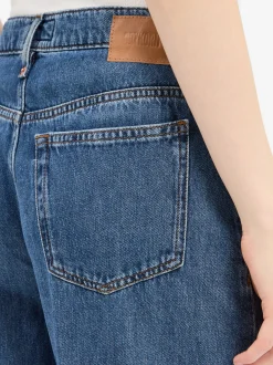 Drykorn Damen Wide Fit Jeans - Flung in blue stone