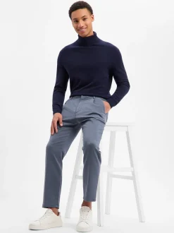 Drykorn Herren Bundfaltenhose - Chasy in indigo