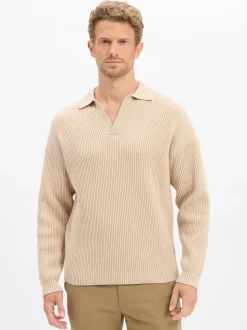 Drykorn Herren Strickpullover - Rustino in beige