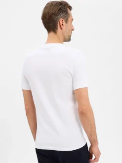 Drykorn Herren T-Shirt - Anton in weiß - Ärmel: kurzarm
