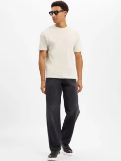 Drykorn Herren T-Shirt - Thilo in beige - Ärmel: kurzarm