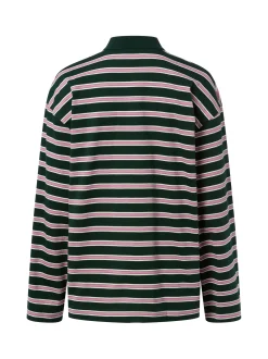 EDITED Damen Polo-Langarmshirt in tanne altrosa