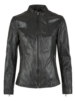 7 eleven Damen Lederjacke - SEJACKY in schwarz