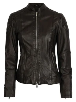 7 eleven Damen Lederjacke - SEJASMINA in schwarz
