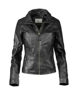 7 eleven Damen Lederjacke - SETAMMY in schwarz