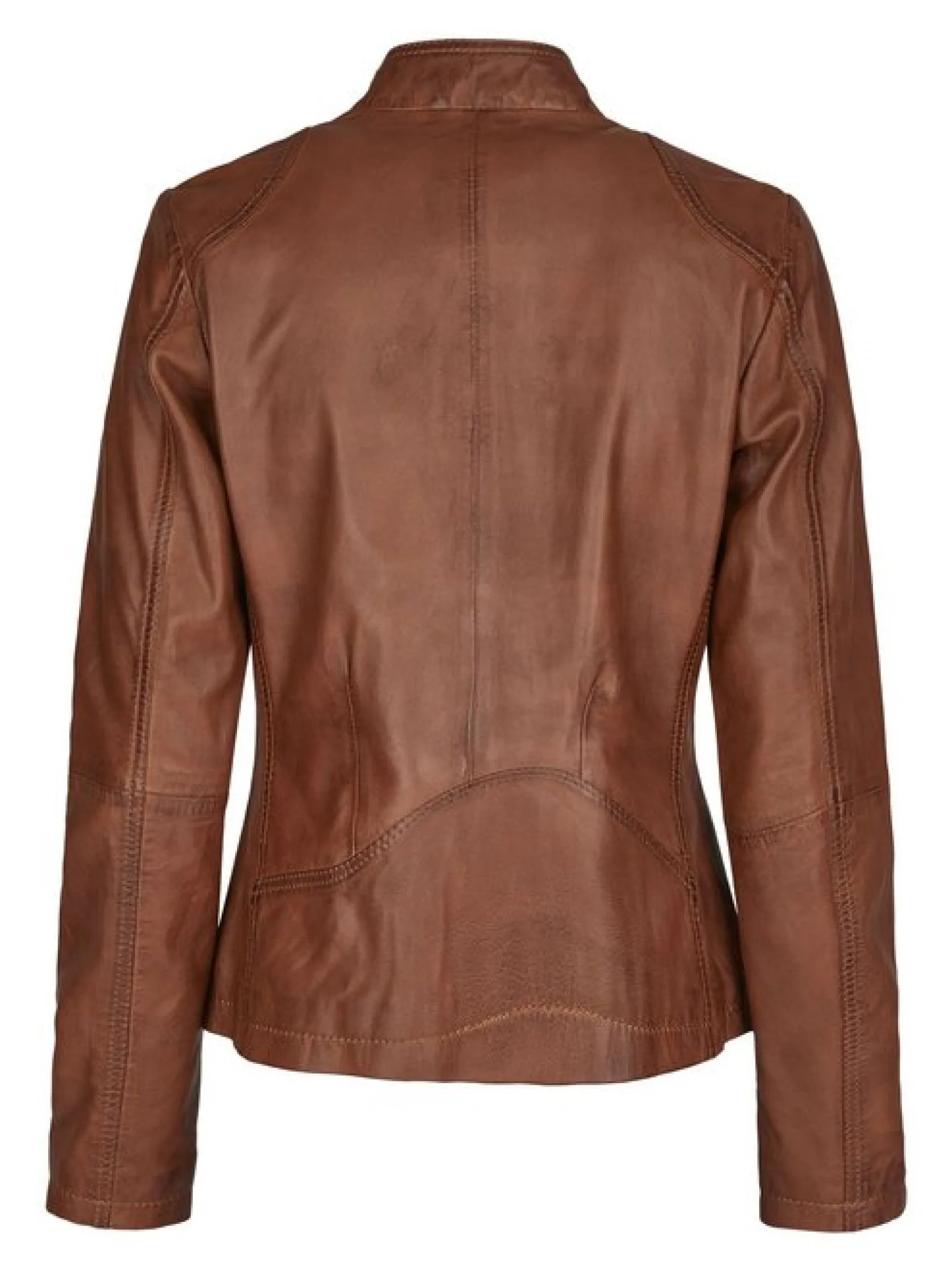 7 eleven Damen Lederjacke - SETRINA in braun