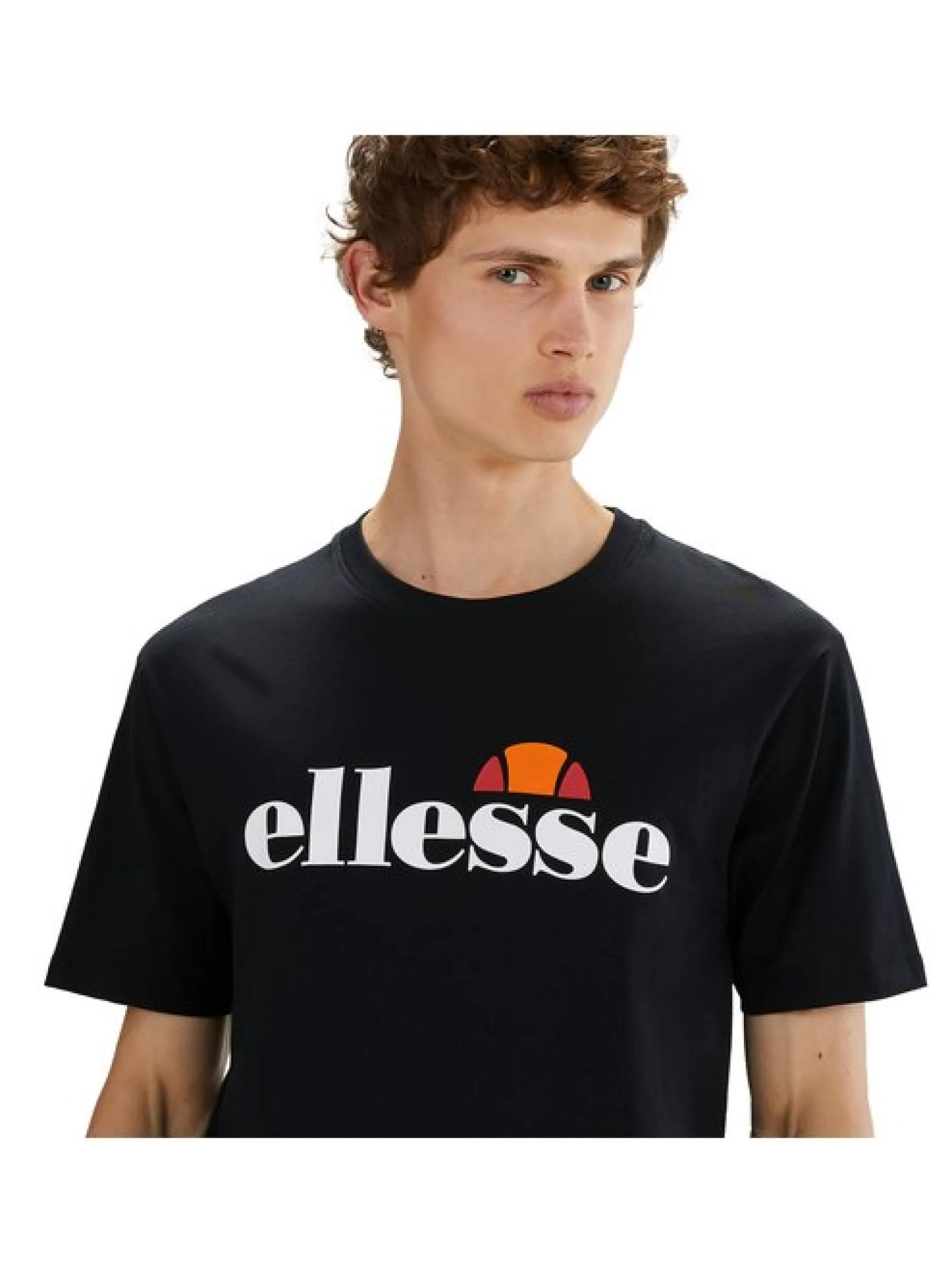 ellesse Herren T-Shirt in schwarz - Ausschnitt: Rundhals