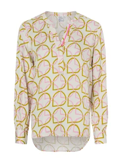 Emily van den Bergh Damen Bluse in beige pink