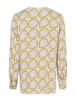 Emily van den Bergh Damen Bluse in beige pink