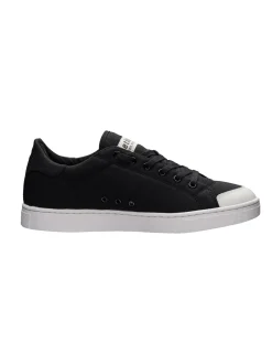 Ethletic Unisex Canvas Sneaker in schwarz - 0 cm Absatz
