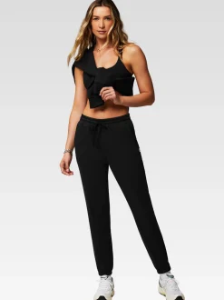 Fabletics Damen PANTS - THE YEAR ROUND TERRY JOGGER in schwarz
