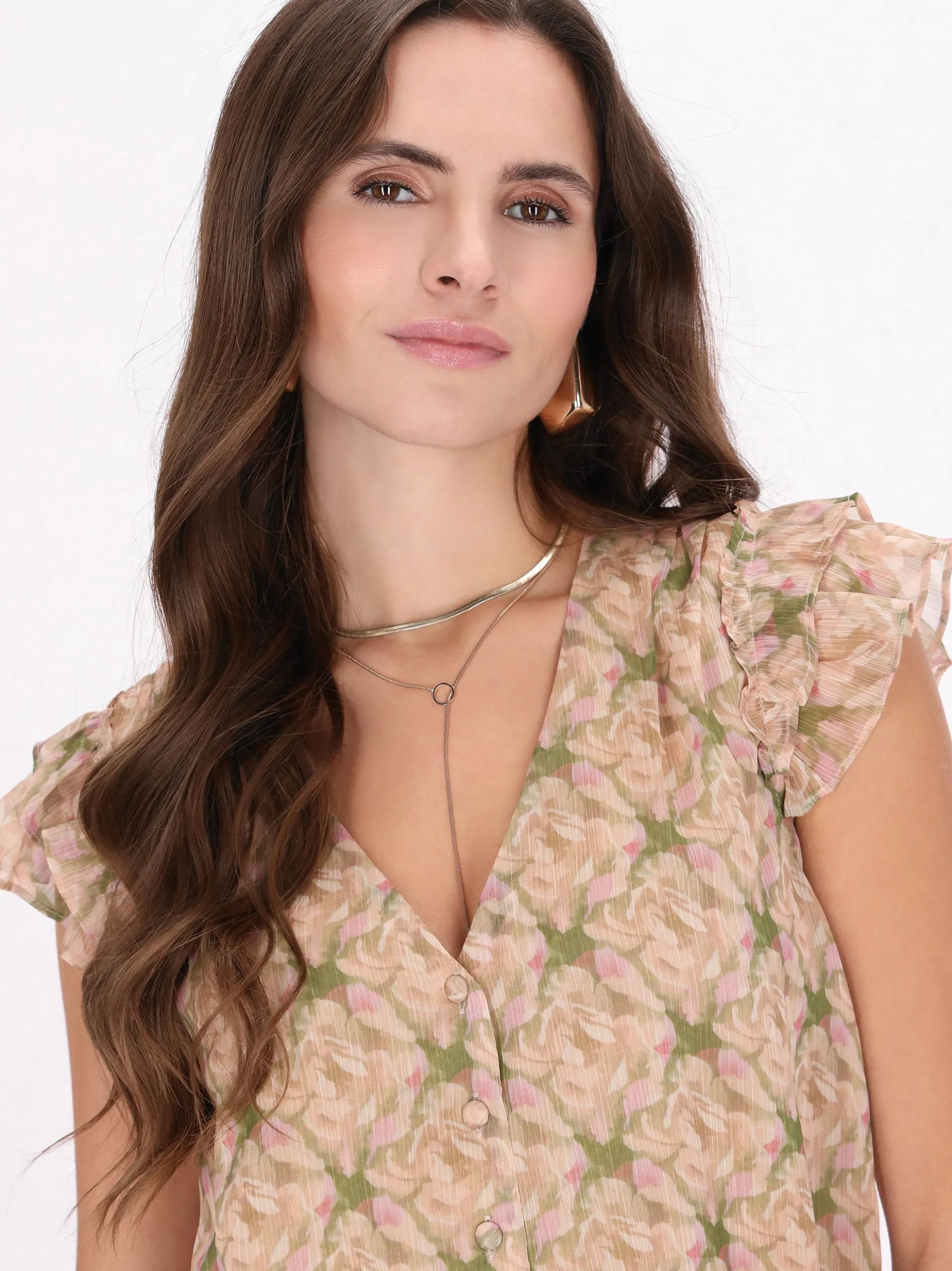 Faina Damen Bluse in beige