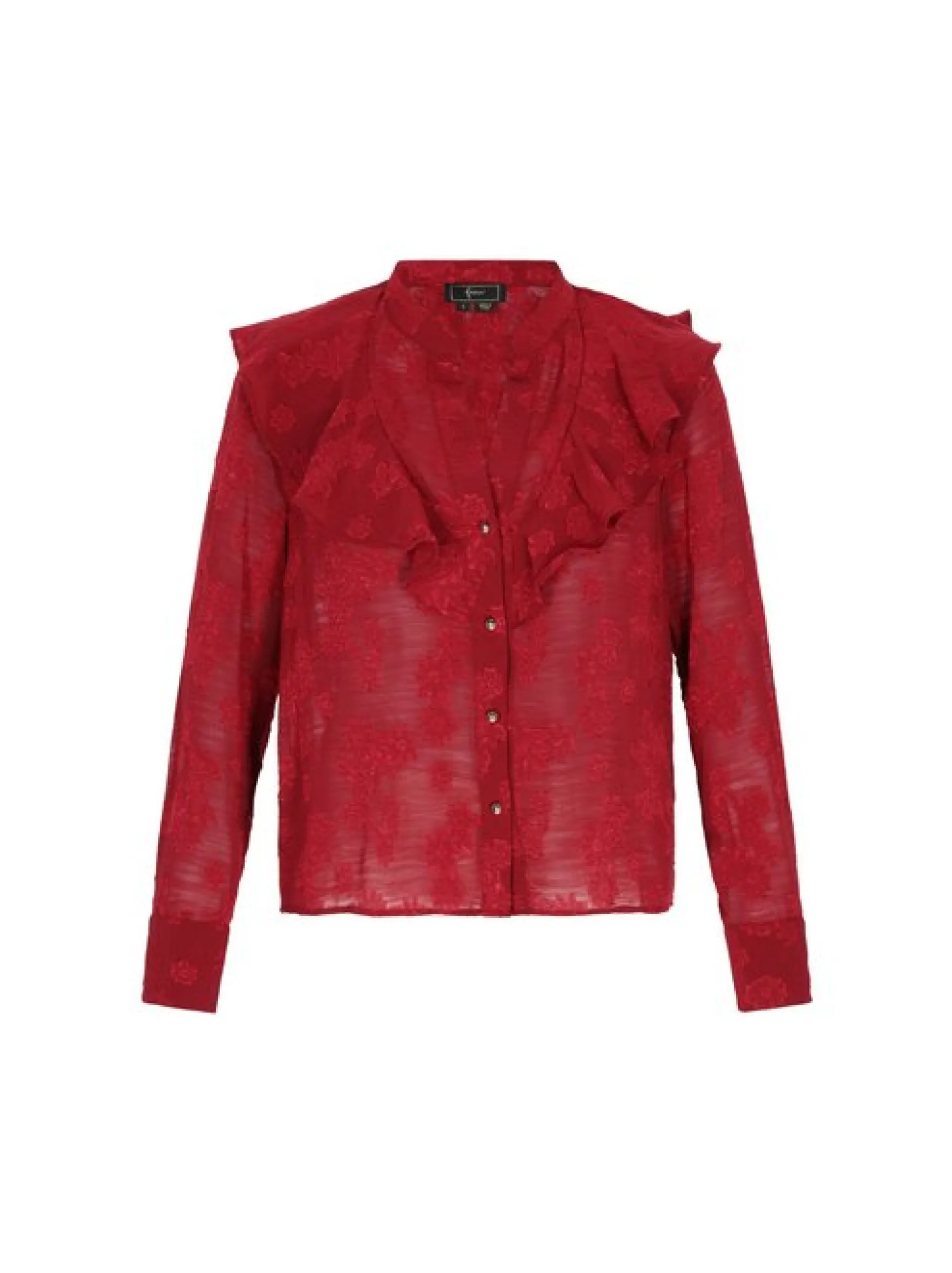 Faina Damen Bluse in bordeaux