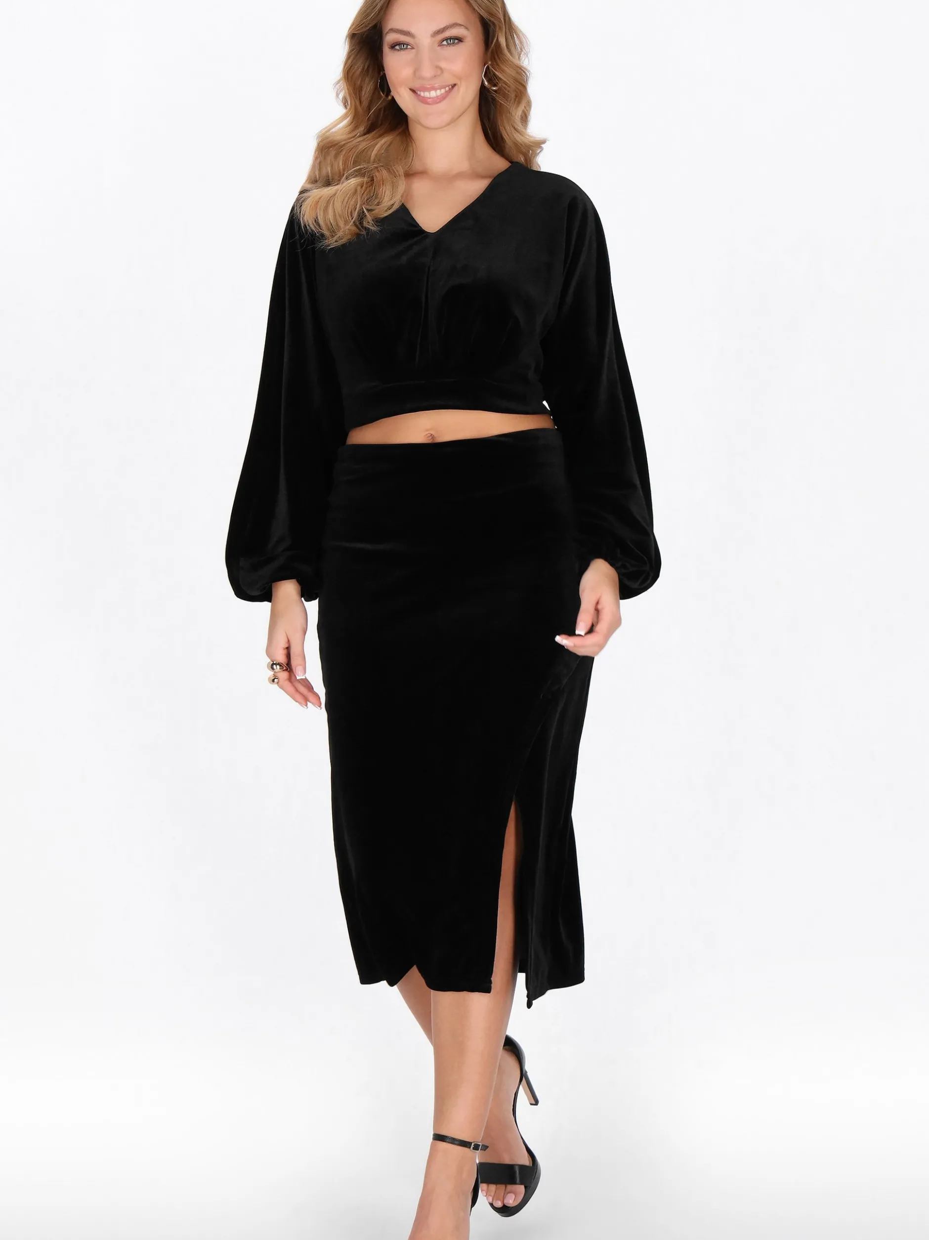 Faina Damen Bluse in schwarz