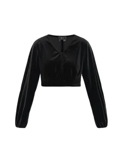 Faina Damen Bluse in schwarz