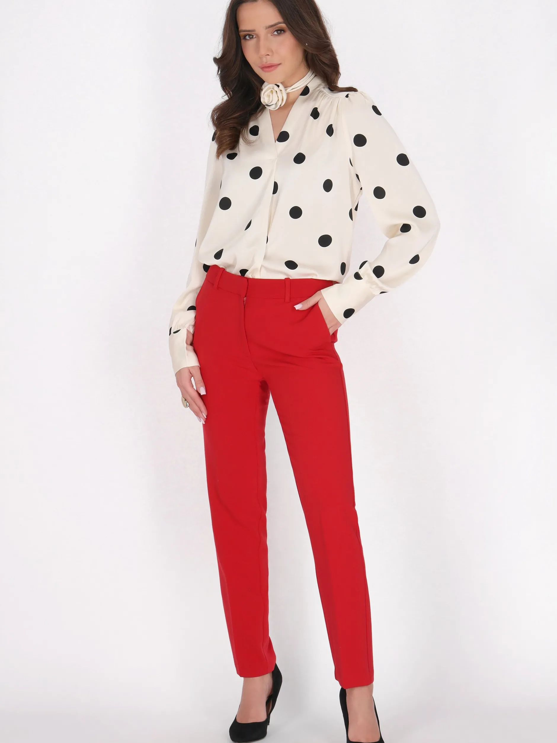 Faina Damen Bluse in weiß