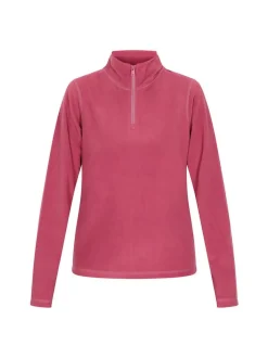 Faina Damen Fleecepullover in rosa