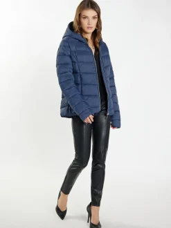 Faina Damen gesteppte Winterjacke in marine