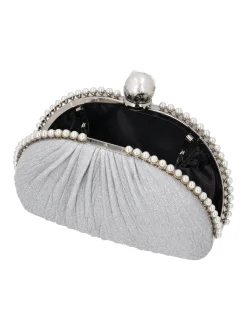 Faina Damen Handtasche in silber