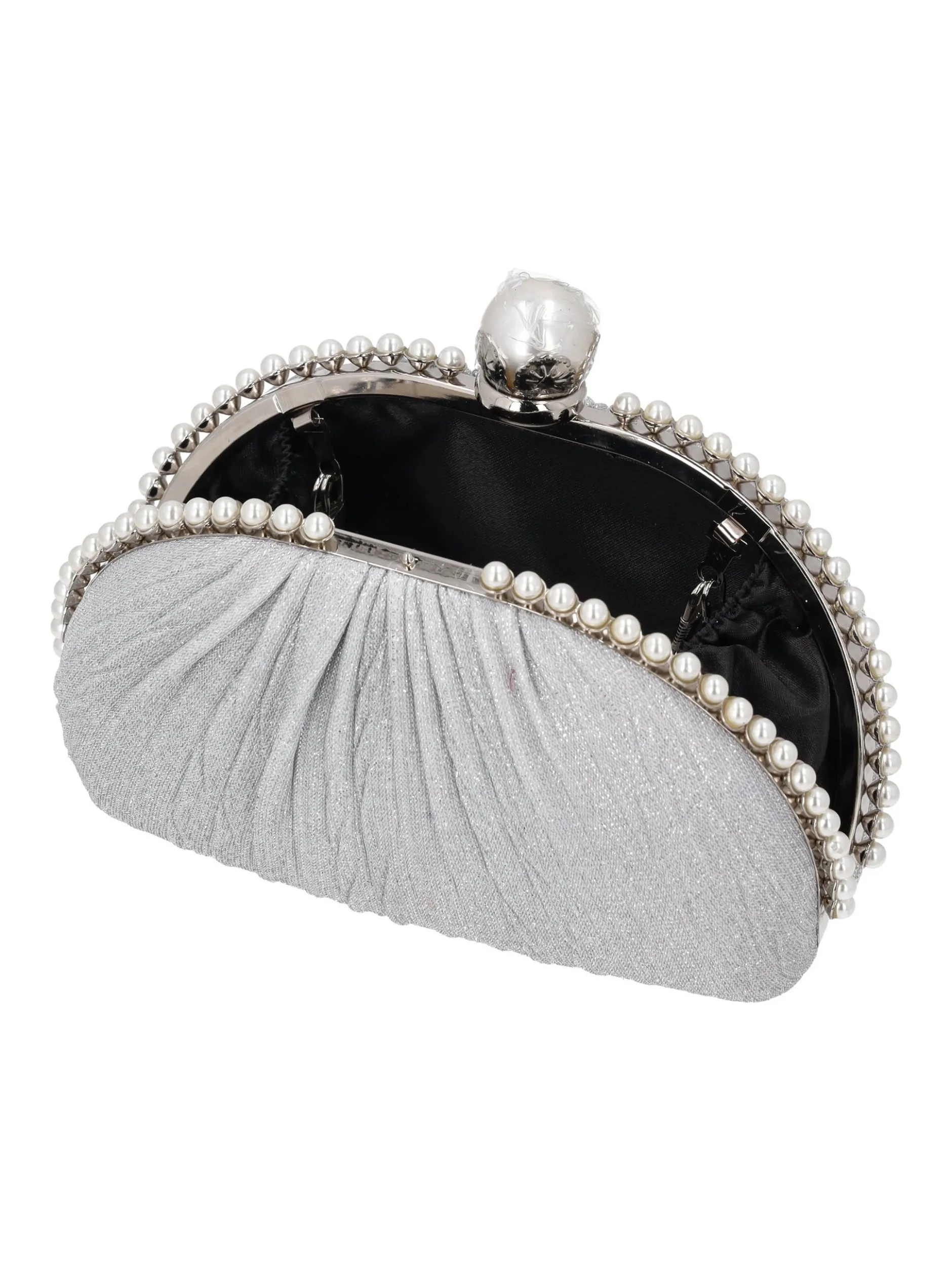 Faina Damen Handtasche in silber
