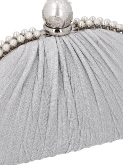 Faina Damen Handtasche in silber