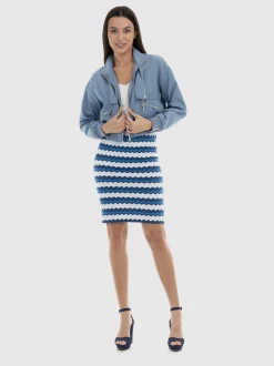 Faina Damen Jacke in blau