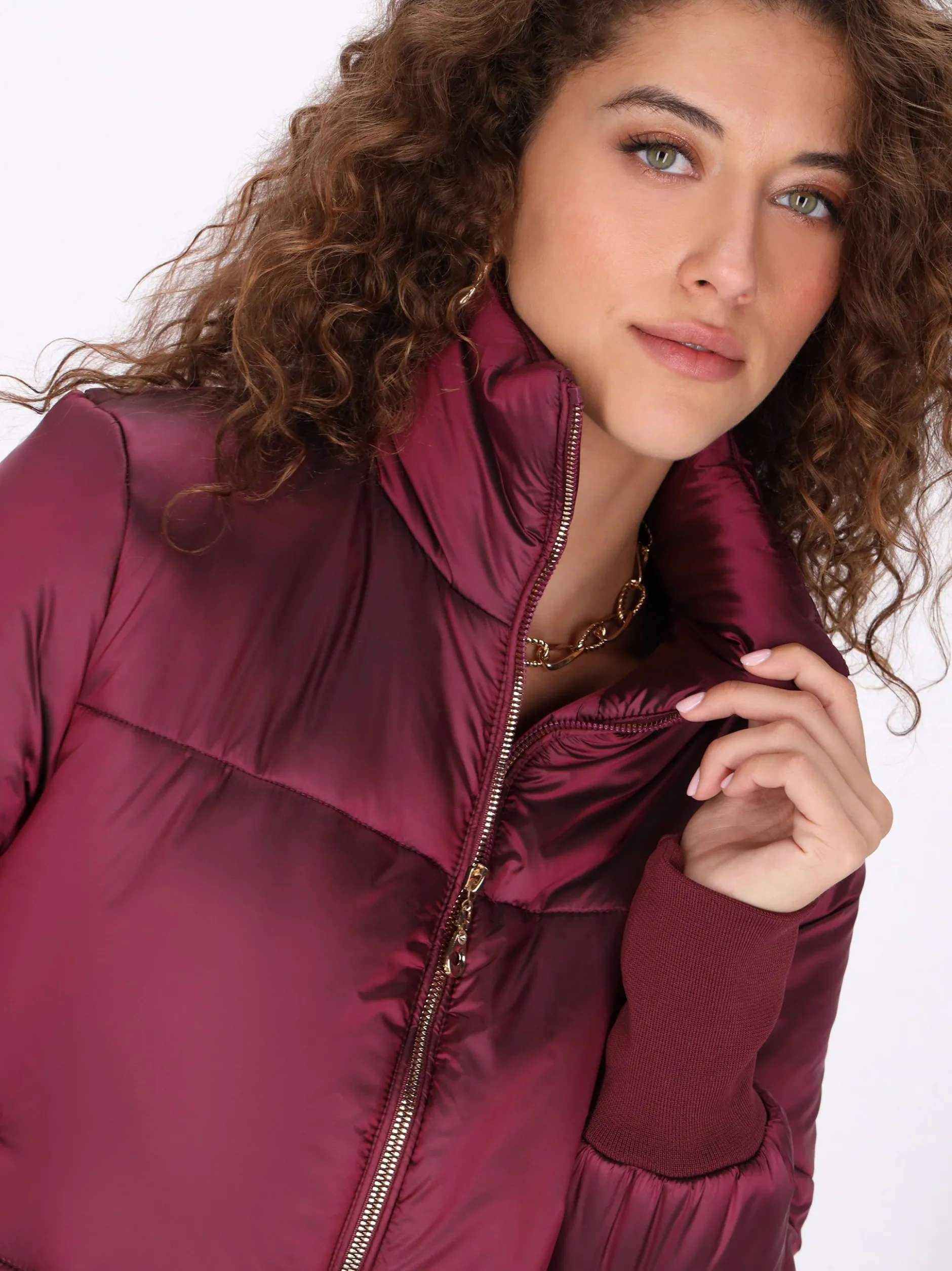 Faina Damen Jacke in bordeaux