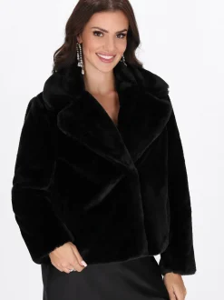 Faina Damen Jacke in schwarz
