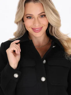 Faina Damen Jacke in schwarz