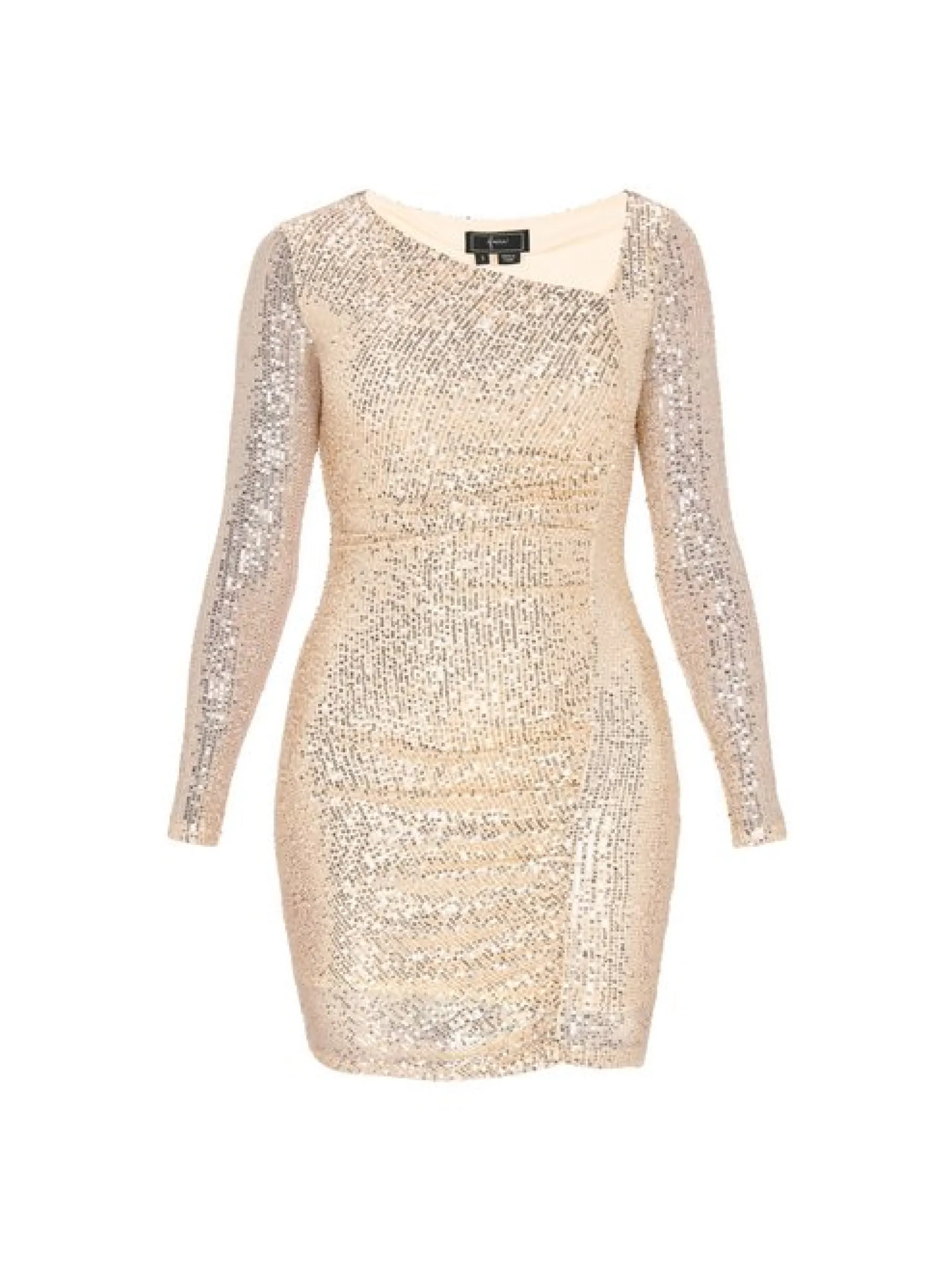 Faina Damen Kleid in beige - Länge: mittel