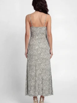 Faina Damen Kleid in braun - Länge: mittel