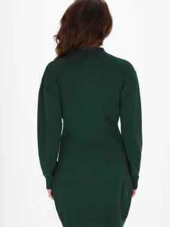 Faina Damen Kleid in grün - Länge: mittel