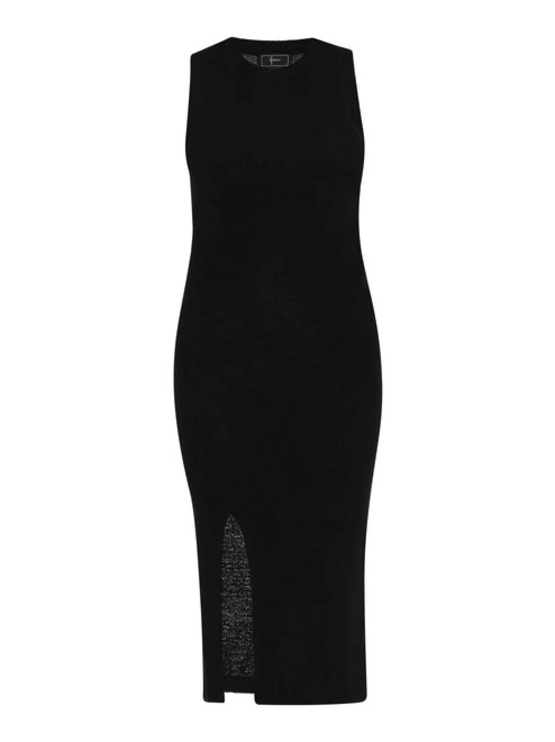 Faina Damen Kleid in schwarz - Ausschnitt: Rundhals