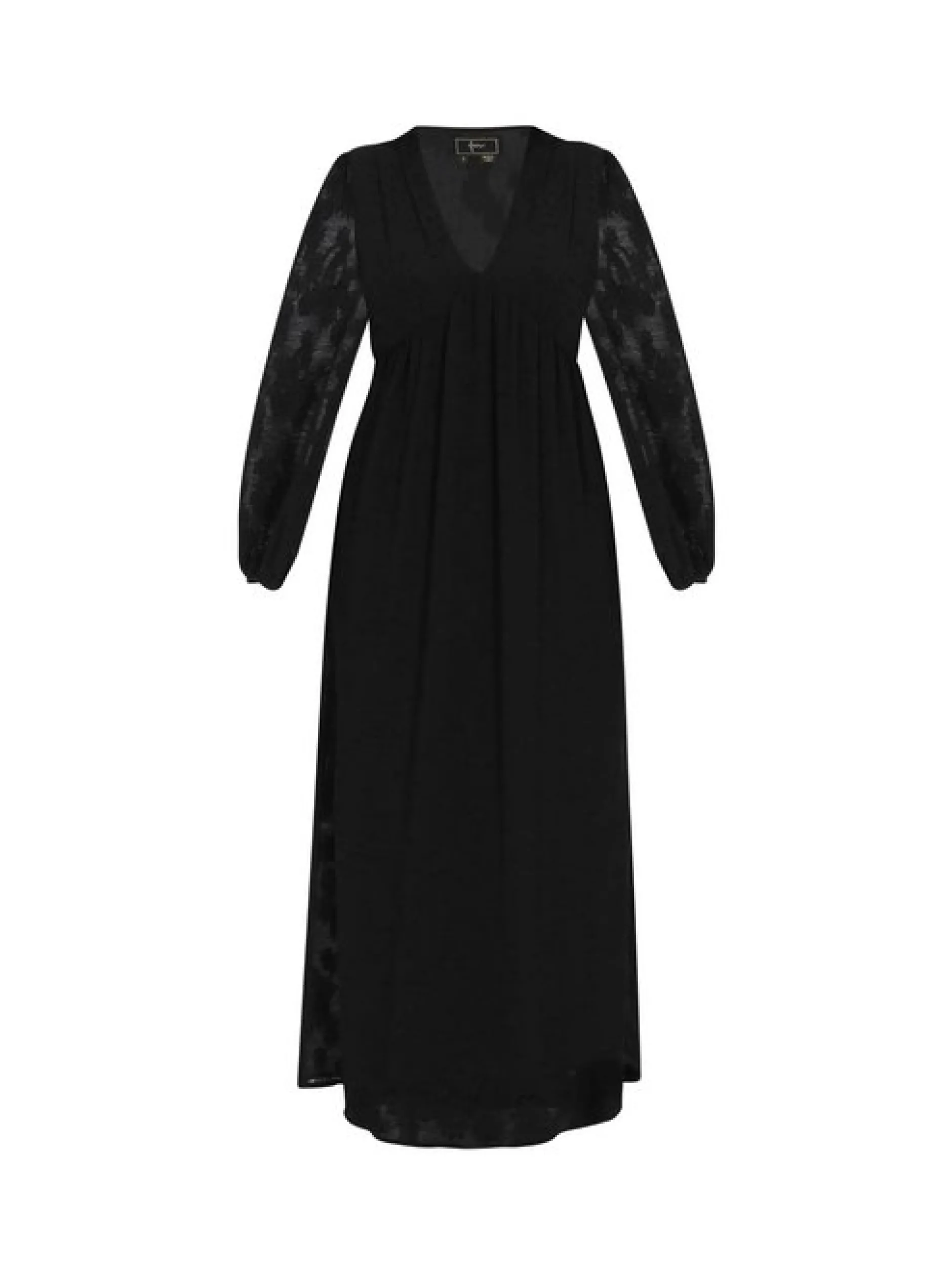 Faina Damen Kleid in schwarz - Länge: mittel