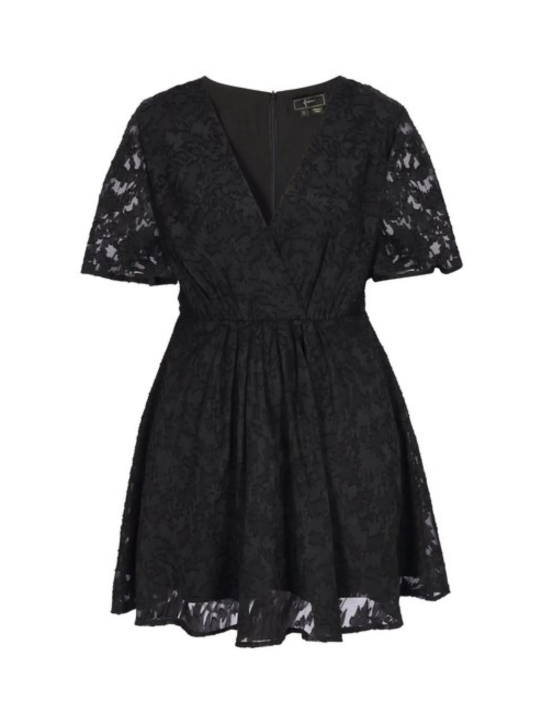 Faina Damen Kleid in schwarz - Länge: mittel