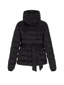Faina Damen Mantel in schwarz
