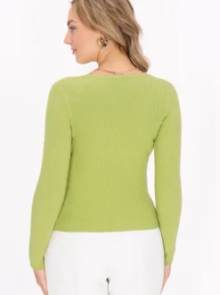 Faina Damen Pullover in grün