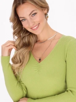 Faina Damen Pullover in grün