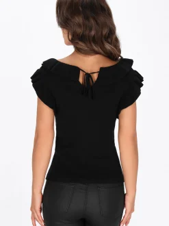 Faina Damen Pullover in schwarz