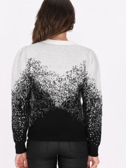 Faina Damen Pullover in schwarz