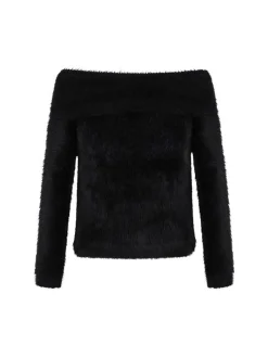 Faina Damen Pullover in schwarz