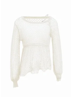 Faina Damen Pullover in weiß