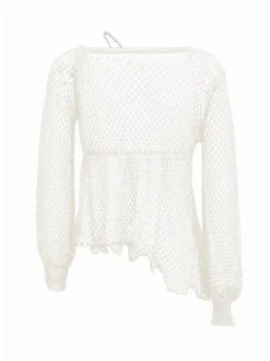 Faina Damen Pullover in weiß