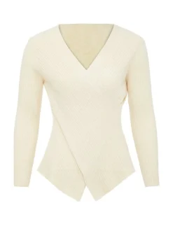 Faina Damen Pullover in weiß